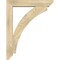 Ekena Millwork Thorton Slat Rough Sawn Bracket w/ Offset Brace, Douglas Fir, 6"W x 30"D x 38"H BKT0604X30X38THR06RDF - alternate 4